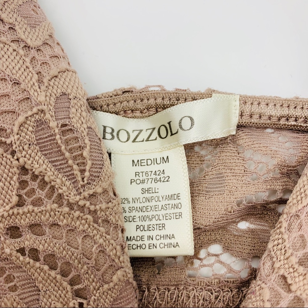 4 for $25 SALE!!!! Bozzolo Lace Padded Bra Top - Picture 4 of 4